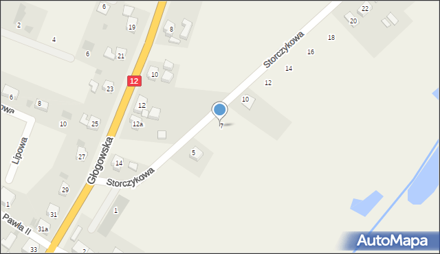 Radwanice, Storczykowa, 8, mapa Radwanice