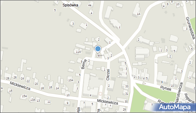 Radymno, Strażacka, 5, mapa Radymno