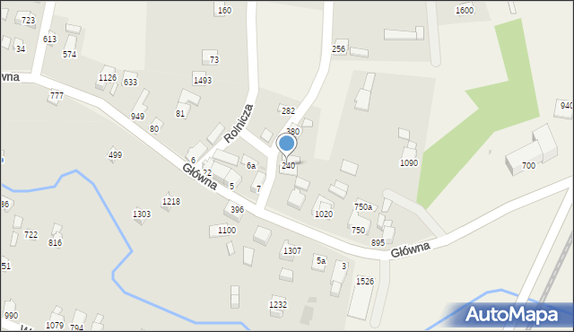 Radziechowy, Stanowa, 240, mapa Radziechowy