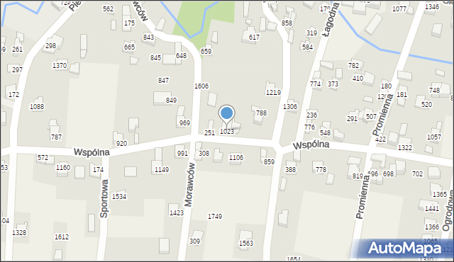 Radziechowy, Studzienna, 1023, mapa Radziechowy