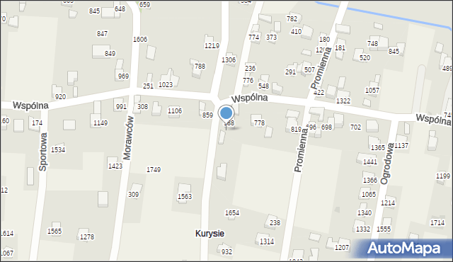 Radziechowy, Studzienna, 774a, mapa Radziechowy