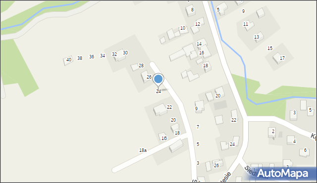 Radziszów, Stawowa, 24, mapa Radziszów