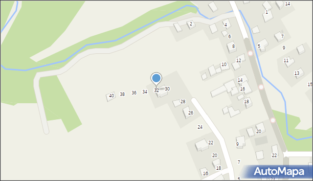 Radziszów, Stawowa, 32, mapa Radziszów