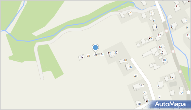 Radziszów, Stawowa, 36, mapa Radziszów