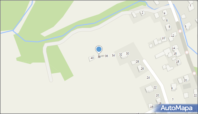 Radziszów, Stawowa, 38, mapa Radziszów