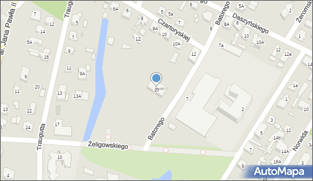 Radzymin, Stefana Batorego, 10, mapa Radzymin