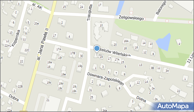 Radzymin, Strzelców Wileńskich, 21, mapa Radzymin