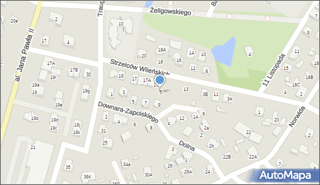 Radzymin, Strzelców Wileńskich, 5, mapa Radzymin