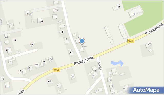 Rajsko, Staroplebańska, 2, mapa Rajsko