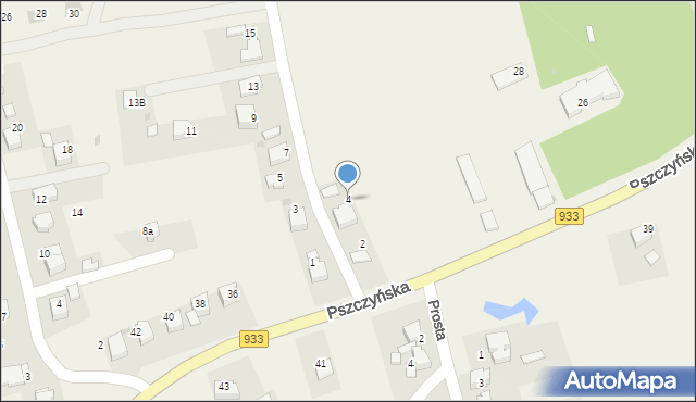 Rajsko, Staroplebańska, 4, mapa Rajsko
