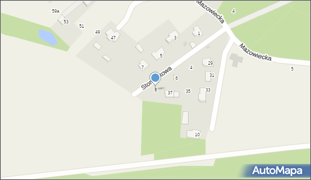 Rajszew, Storczykowa, 8, mapa Rajszew