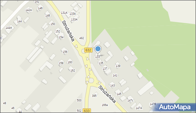 Rembelszczyzna, Strużańska, 133c, mapa Rembelszczyzna