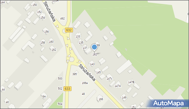 Rembelszczyzna, Strużańska, 141, mapa Rembelszczyzna