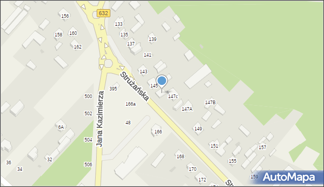 Rembelszczyzna, Strużańska, 147, mapa Rembelszczyzna