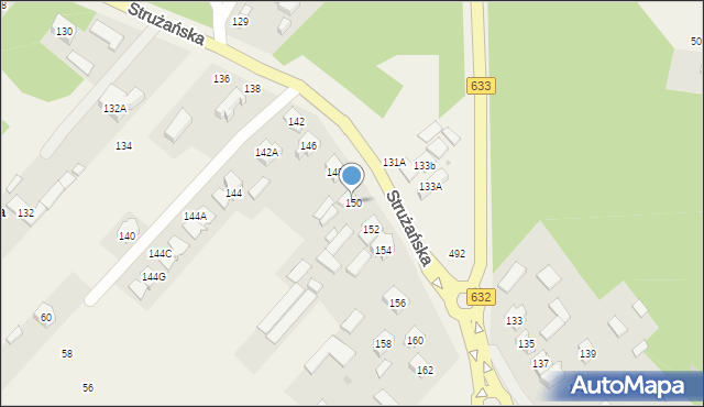 Rembelszczyzna, Strużańska, 150, mapa Rembelszczyzna