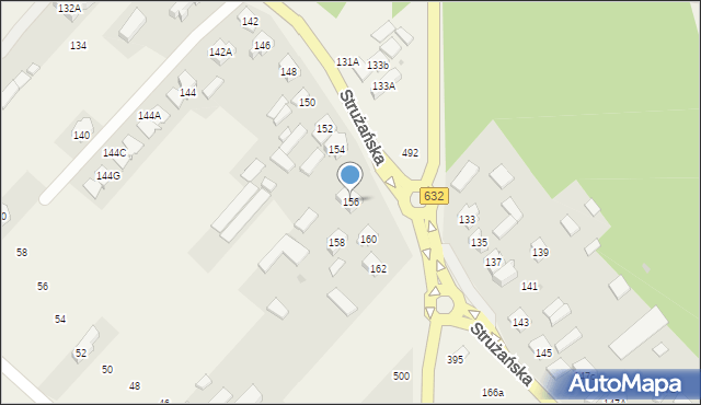 Rembelszczyzna, Strużańska, 156, mapa Rembelszczyzna