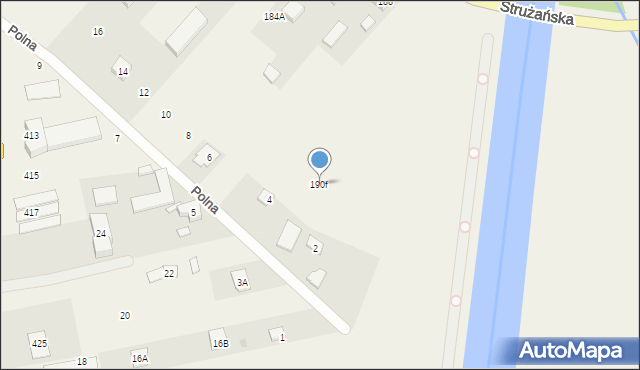 Rembelszczyzna, Strużańska, 190f, mapa Rembelszczyzna