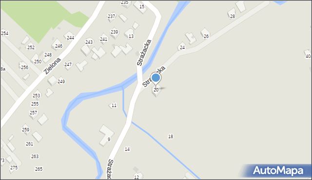 Ropczyce, Strażacka, 20, mapa Ropczyce