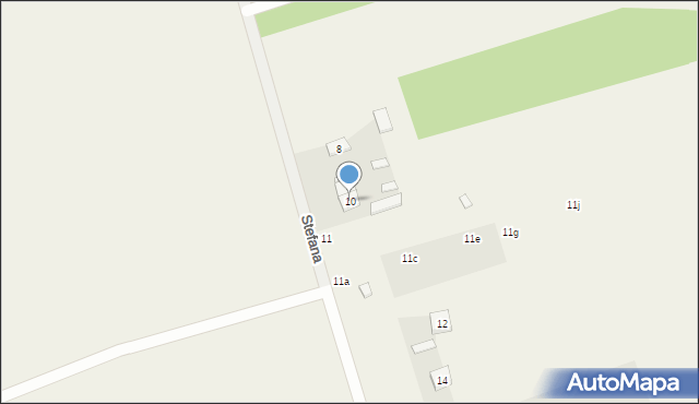 Rosanów, Stefana, 10, mapa Rosanów