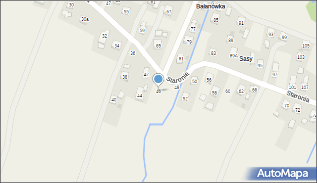 Równe, Staronia Zenona, 46, mapa Równe