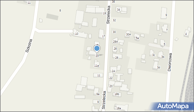Rozmierka, Strzelecka, 13, mapa Rozmierka