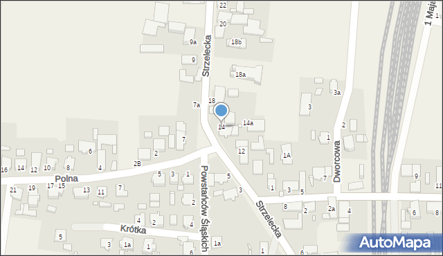 Rozmierka, Strzelecka, 14, mapa Rozmierka