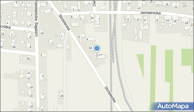 Rozmierka, Strzelecka, 2, mapa Rozmierka