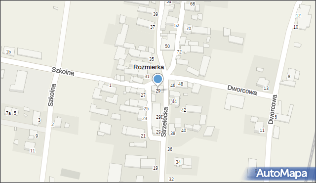 Rozmierka, Strzelecka, 29, mapa Rozmierka