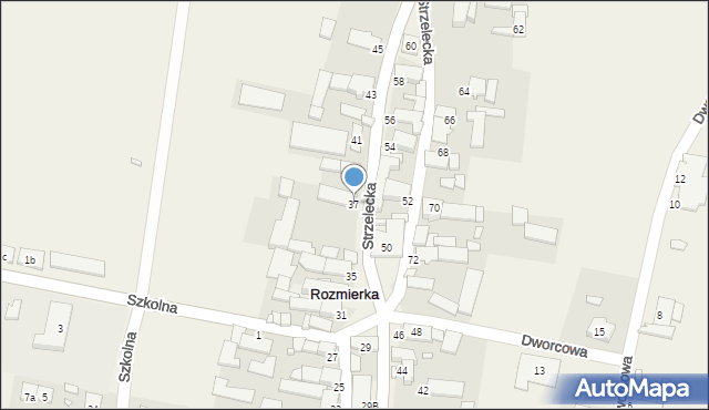 Rozmierka, Strzelecka, 37, mapa Rozmierka
