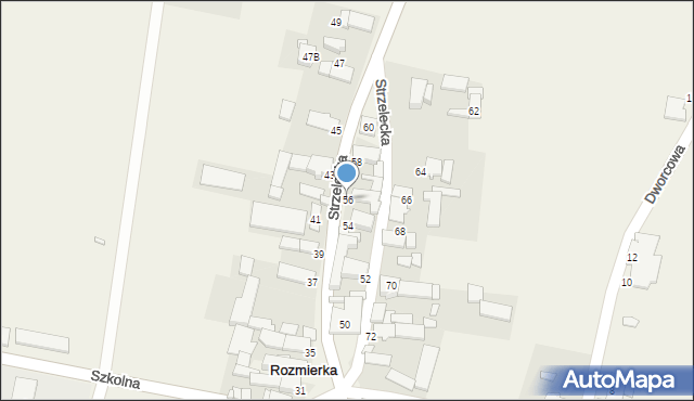 Rozmierka, Strzelecka, 56, mapa Rozmierka