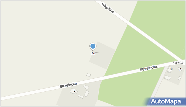Ruchenka, Strzelecka, 2A, mapa Ruchenka