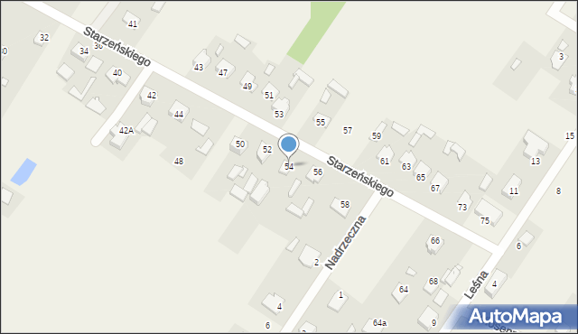 Ruda, Starzeńskiego Mariana, hr., 54, mapa Ruda