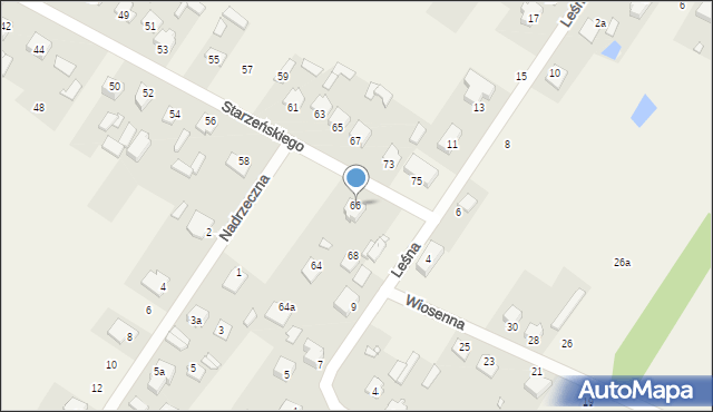 Ruda, Starzeńskiego Mariana, hr., 66, mapa Ruda