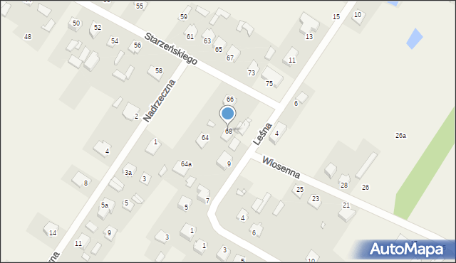 Ruda, Starzeńskiego Mariana, hr., 68, mapa Ruda