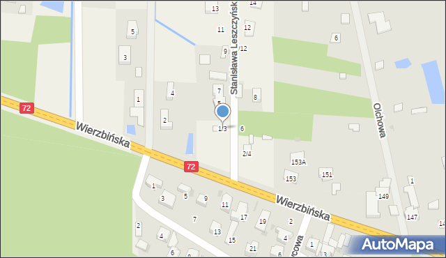 Ruda-Bugaj, Stanisława Leszczyńskiego, 1/3, mapa Ruda-Bugaj