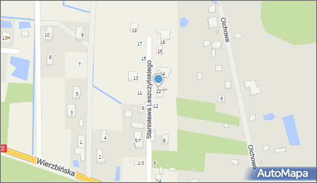 Ruda-Bugaj, Stanisława Leszczyńskiego, 12, mapa Ruda-Bugaj
