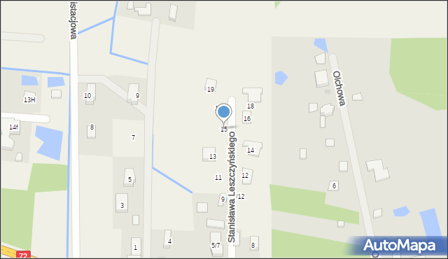 Ruda-Bugaj, Stanisława Leszczyńskiego, 15, mapa Ruda-Bugaj