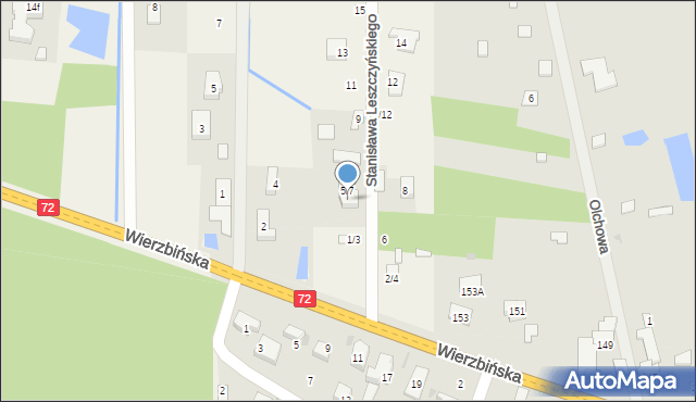 Ruda-Bugaj, Stanisława Leszczyńskiego, 5, mapa Ruda-Bugaj