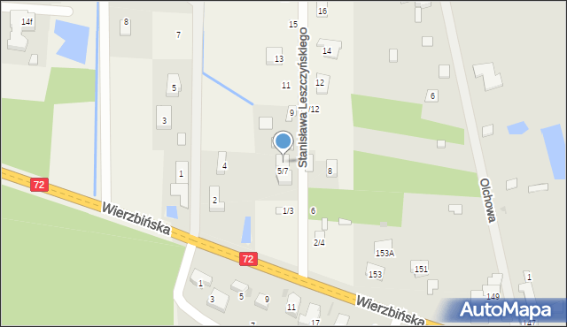 Ruda-Bugaj, Stanisława Leszczyńskiego, 7, mapa Ruda-Bugaj
