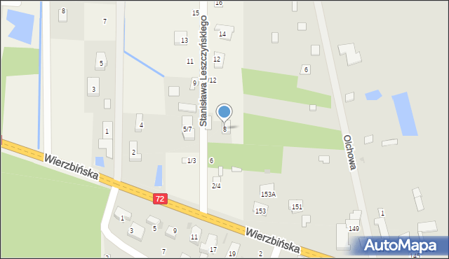 Ruda-Bugaj, Stanisława Leszczyńskiego, 8, mapa Ruda-Bugaj