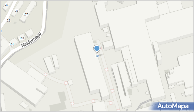 Ruda Śląska, Stalowa, 10, mapa Rudy Śląskiej