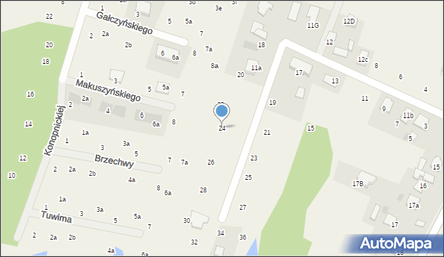 Rudunki, Stawowa, 24, mapa Rudunki