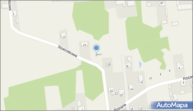 Rumin, Stokrotkowa, 17, mapa Rumin