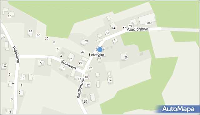 Rusocice, Stadionowa, 22, mapa Rusocice