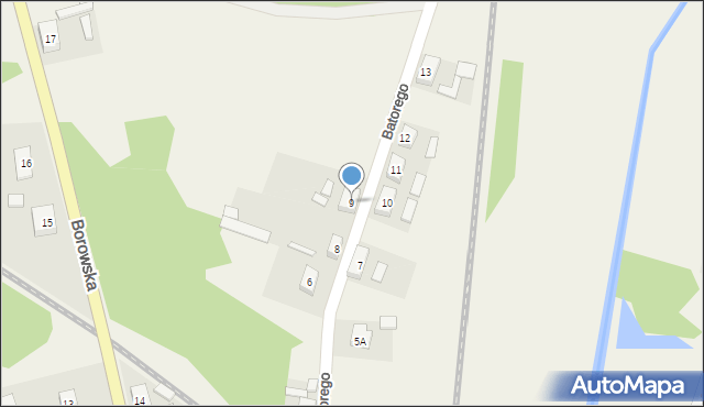 Ruszów, Stefana Batorego, 9, mapa Ruszów