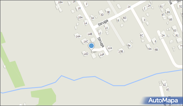Rydułtowy, Struga Andrzeja, 14e, mapa Rydułtowy