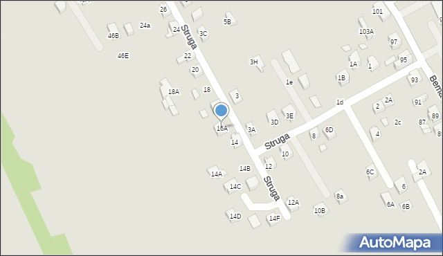 Rydułtowy, Struga Andrzeja, 16A, mapa Rydułtowy
