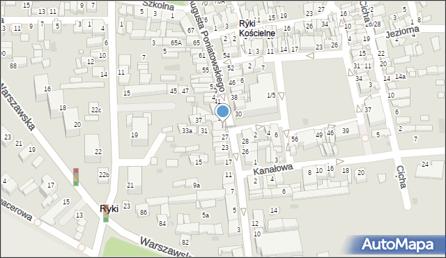 Ryki, Stanisława Augusta Poniatowskiego, 29, mapa Ryki