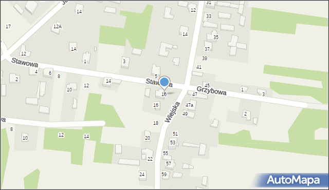 Rzędkowice, Stawowa, 16, mapa Rzędkowice