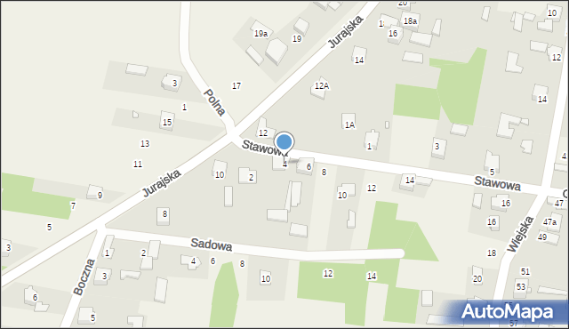 Rzędkowice, Stawowa, 4, mapa Rzędkowice